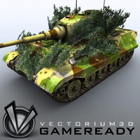 Preview image for 3D product Game Ready King Tiger 06